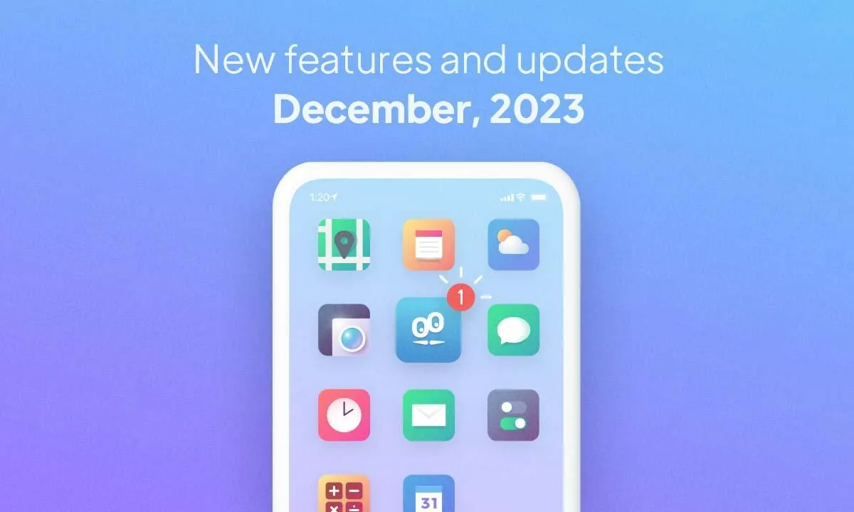 What's new at GoodBarber ? December 2023