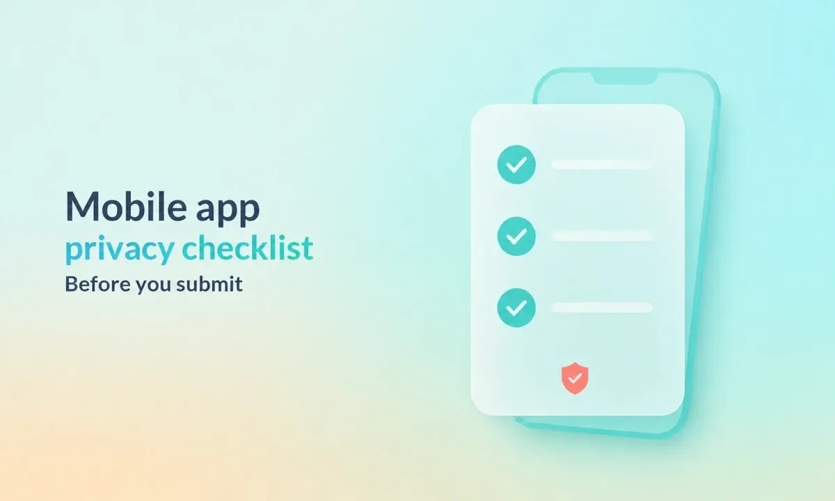 Mobile App Privacy Checklist for App Store & Google Play