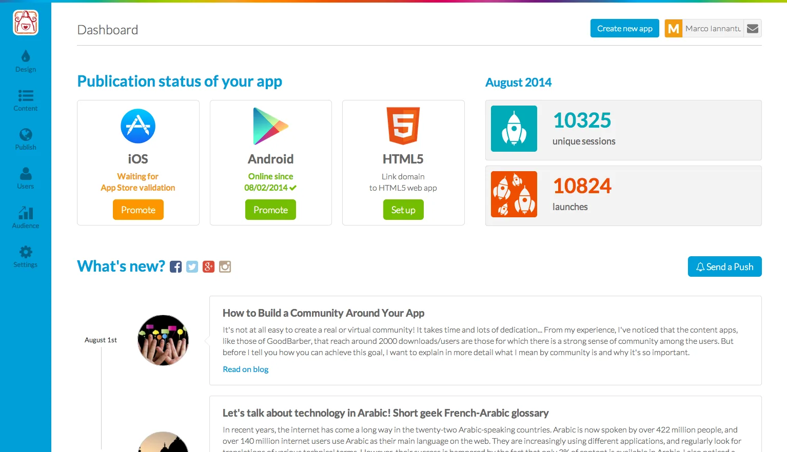 The New GoodBarber Backend
