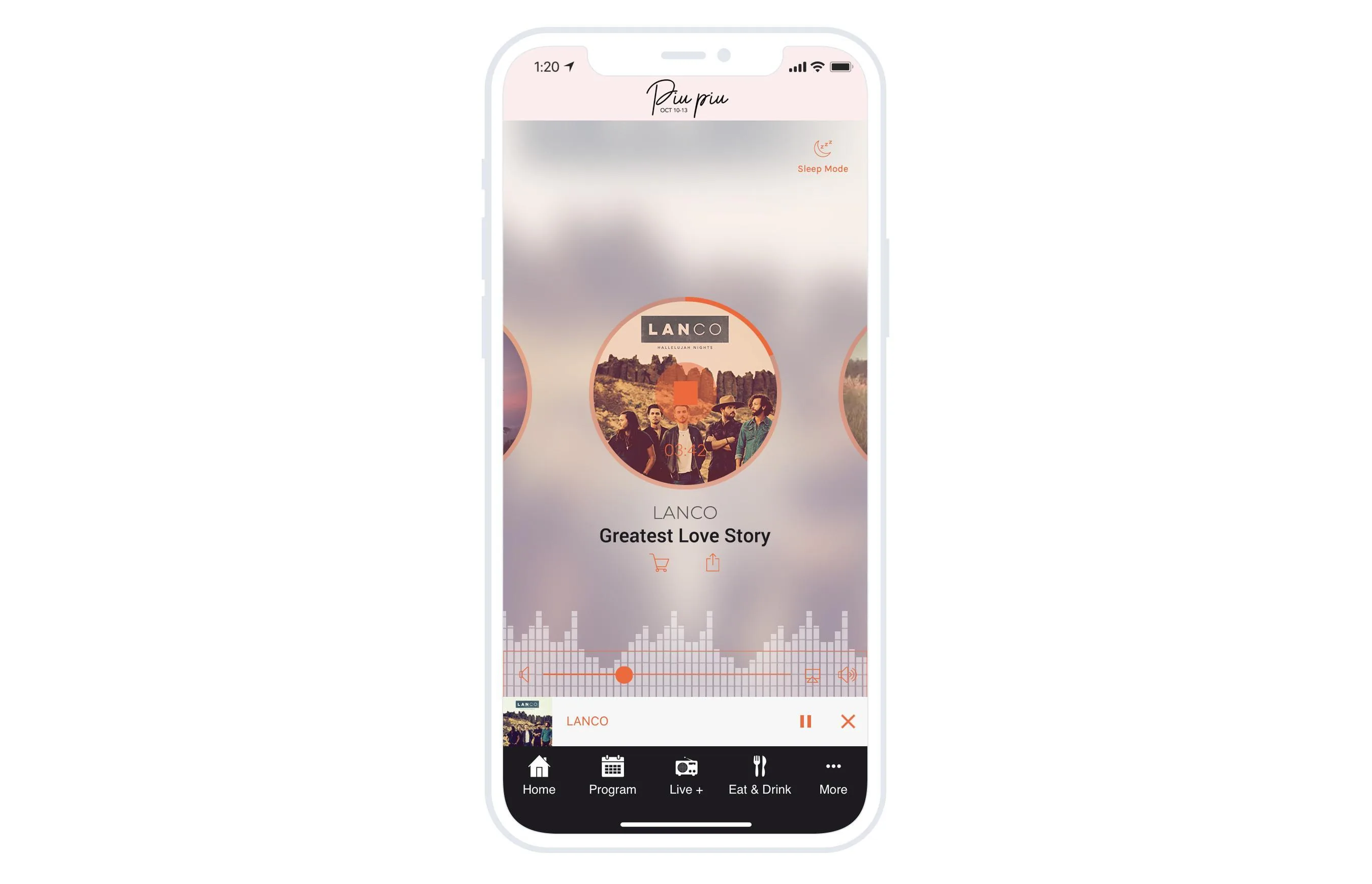 A new feature for Live+: Sleep Mode